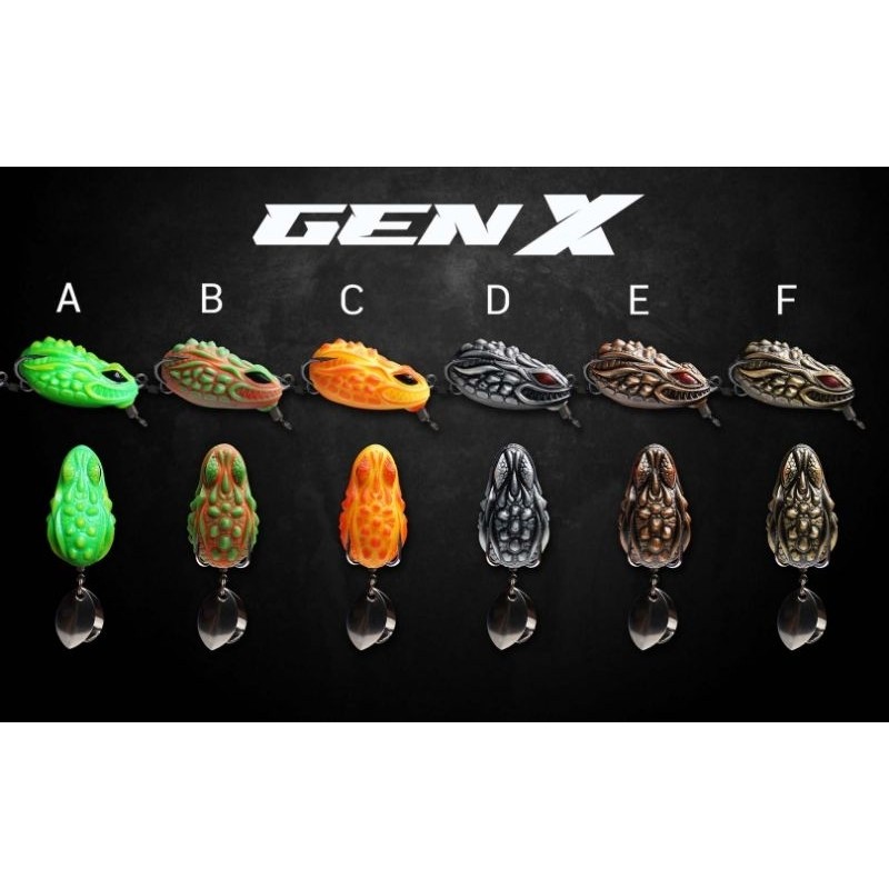 กบยาง GEN-X ขนาด3.2cm และ 2.8cm  ราคาพิเศษไม่มีแพ๊กเกจ ถูกที่สุดใน Shopee