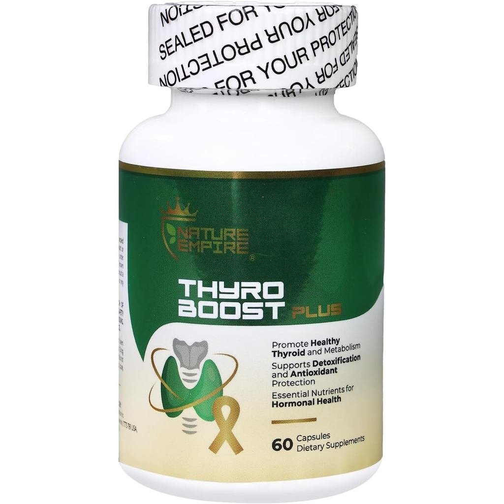 Thyroid Support อาหารเสริม 19 in1 พร้อมซีลีเนียมและไอโอดีน, จินเซโนไซด์,Quercetin,Curcumin,สารสกัดจา