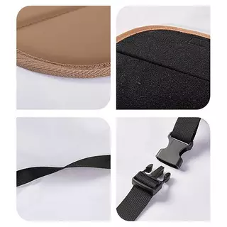 PUCEFP รถ Travel Rest เท้า Pad แบบพกพาเท้า Hammo Long Flight Essentials Office Footrest แขวนปรับอุปกรณ์ตกแต่งภายในรถยนต์