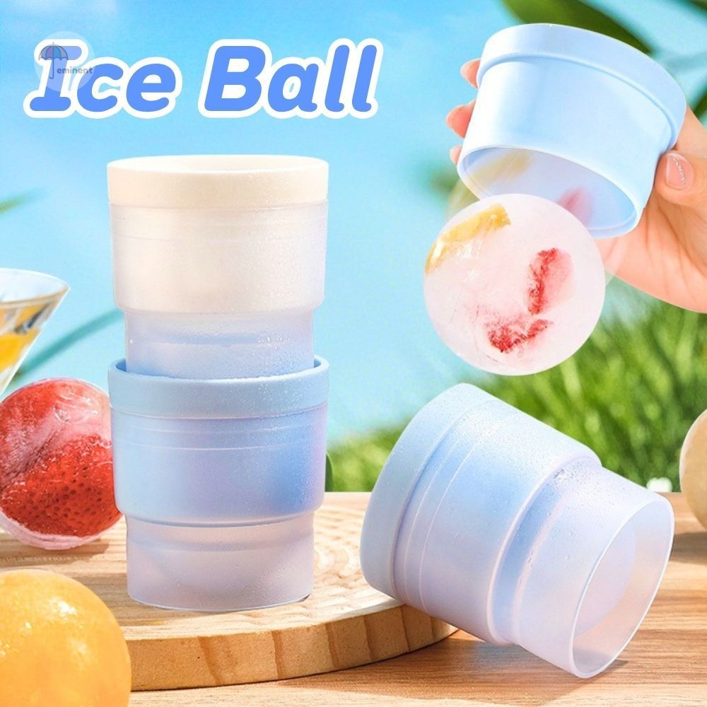 Ice Ball ที่ทำน้ำแข็งทรงกลม แม่พิมพ์น้ำแข็งแบบ 1 ก้อน ขนาด 6 cm ใส่แก้วดูเรียบหรู ละลายช้า เย็นนาน วางซ้อนกันได้