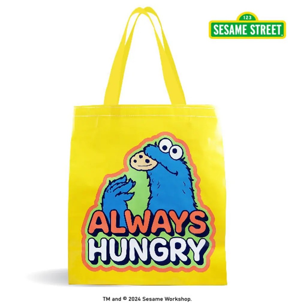 Se-ed (ซีเอ็ด) : SST6-กระเป๋ากระสอบสาน PP : Sesame Street SST-C PP Woven Tote Bag (SST6C PPWB.YE35) W35xH40xS15 cm.