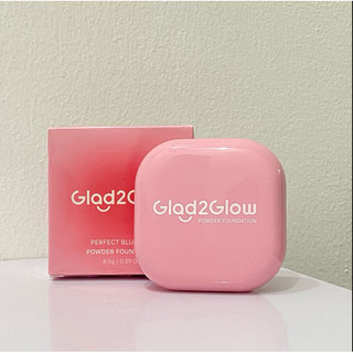 Glad2Glow Perfect Blurring Powder Foundation waterproof setting two way cake TWC Mengandung squalane dan vitamin E concealer