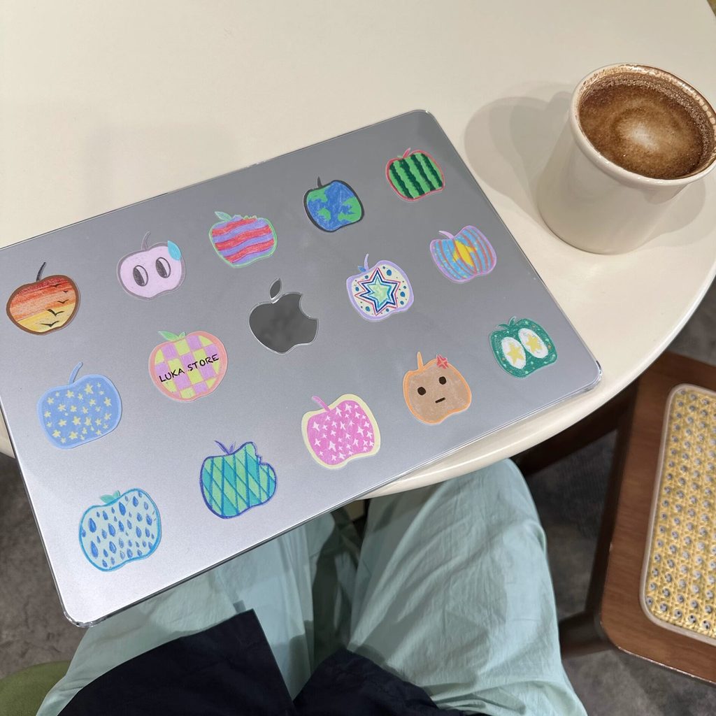 Lukastore [แพ็คเกจ Apple Duoduo] เคสป้องกัน macbook Healing Color Mac เคสป้องกันแล็ปท็อป Apple