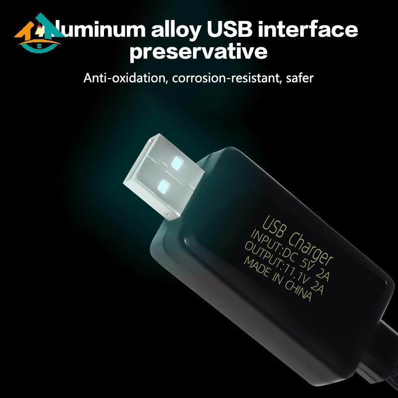 Fengjue 11.1V Li-Ion Battery Charger 3S Li-Ion Battery Balance พร้อมไฟป้องกัน USB Charger TH