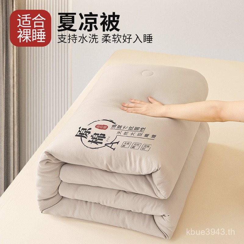 หอพัก Breathable Soft Quilt Quilt Cool Core ขายส่ง Soy Hotel Air Conditioner Summer Washable Factory