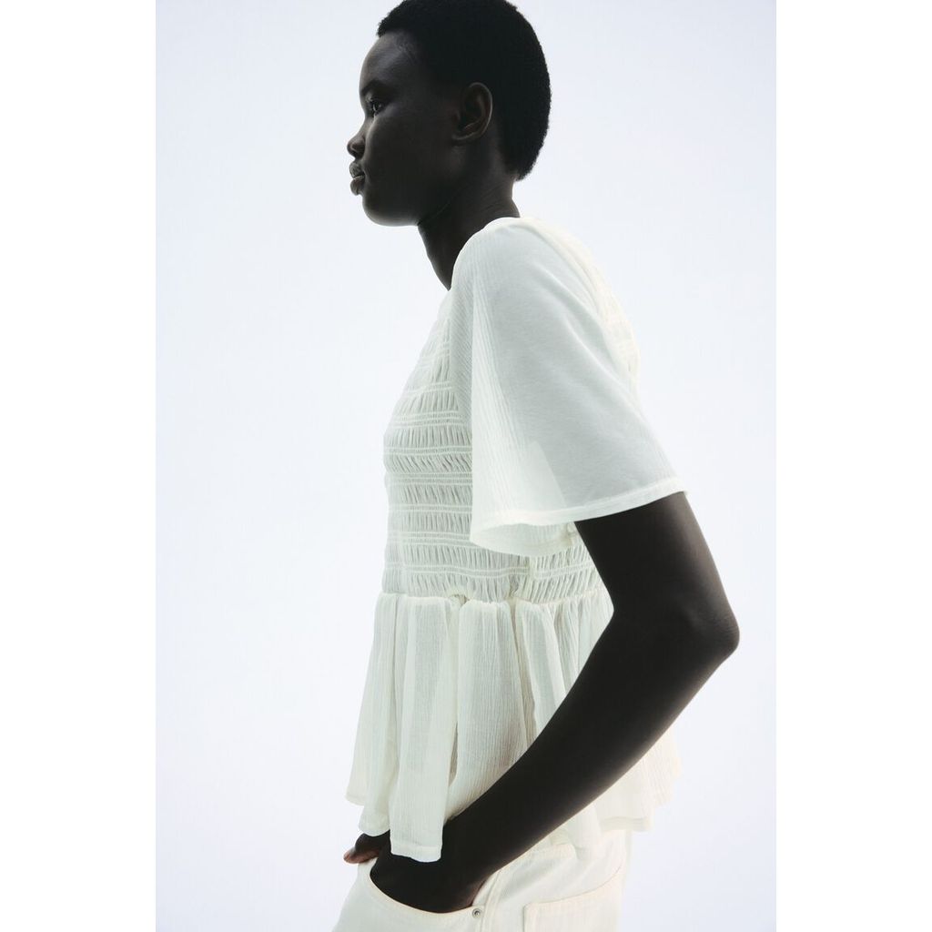 H&M بلوزة نسائية منفوخة بسموك — صورة 6