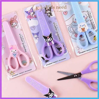 Gunting Anak Lucu / Gunting Mini Karakter / Scissors Kecil Unicorn Gambal Karet