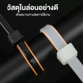 【พร้อมสต็อก|ส่งจากกทม】(แพ็ค 100 ชิ้น - คละสี) สายรัดเคเบิลสำหรับใช้ในบ้าน คลายออกง่ายเพียงกดครั้งเดียว ไม่ฉีกขาดง่าย