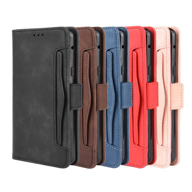 เหมาะสําหรับ LG G8X ThinQ เคสโทรศัพท์ Multi-Card Slot ซองหนัง LG V50S ThinQ ป้องกันกรณีกระเป๋าสตางค์