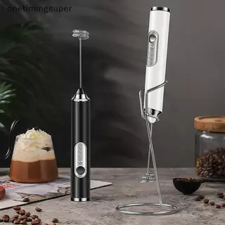 Onetimingsuper ขาตั้งตีฟองนมพร้อมหัว Frother & หัวตีไข่, ที่วางเครื่องปั่นกาแฟ OTP