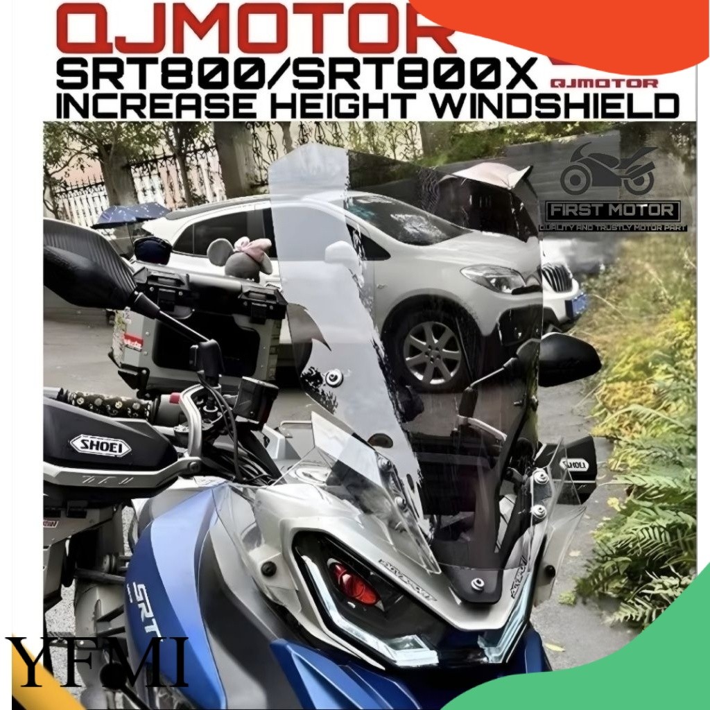 INCREASE HEIGHT WINDSHIELD QJMOTOR SRT800 SRT 800/SRT800X SRT 800X INCREASE HEIGHT WINDSHIELD อุปกรณ