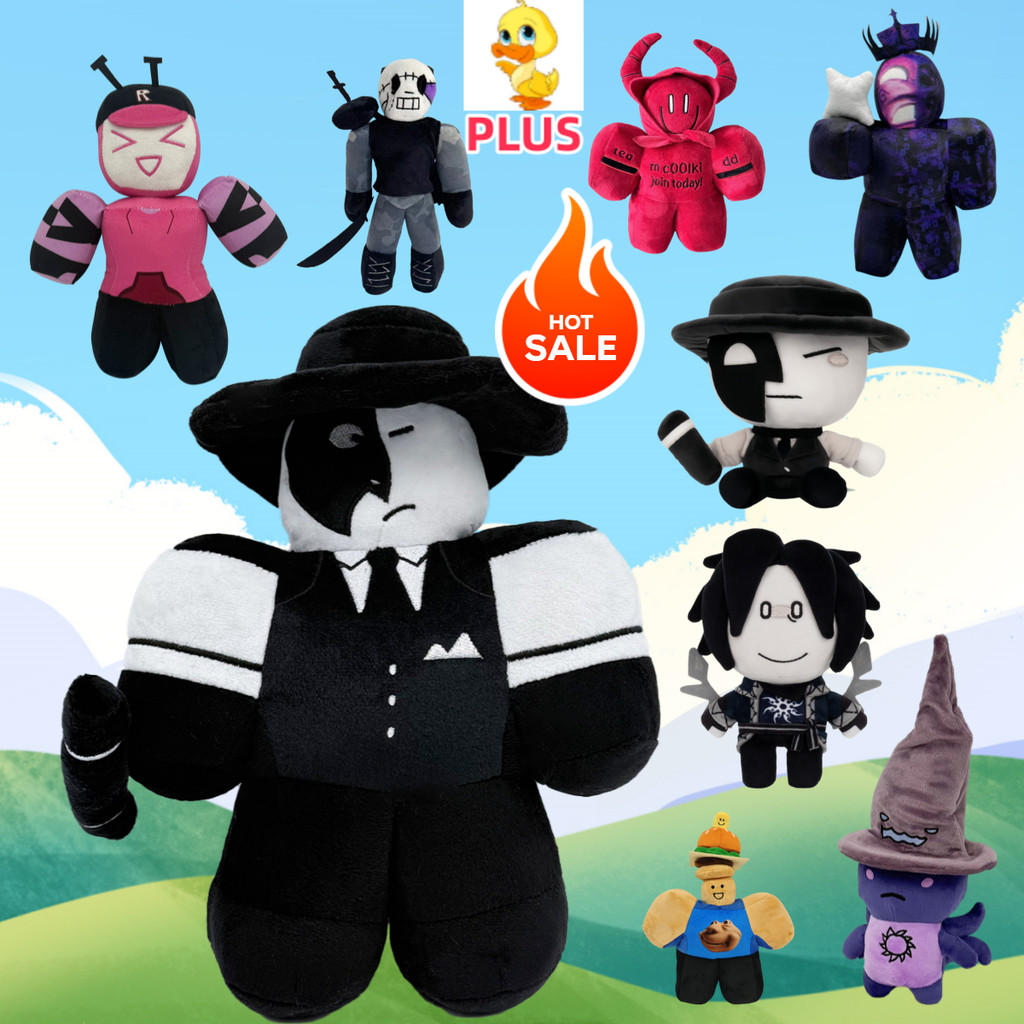 พลัส✨ในสต็อกในสต็อก✨Roblox Artful Plush ใหม่ Die of Death Artful ตุ๊กตา Forsaken Azure Twotime Plush
