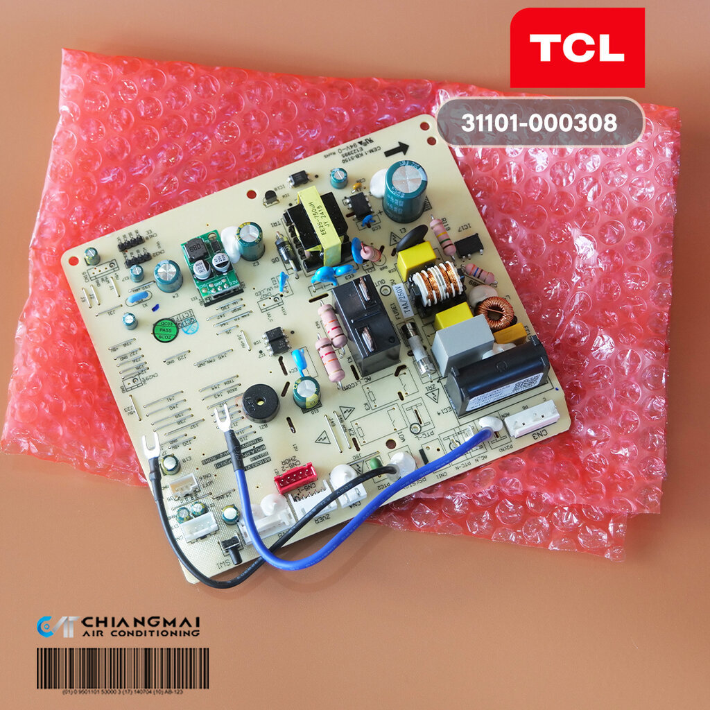 31101-000308 แผงวงจรแอร์ TCL แผงบอร์ดแอร์ทีซีแอล บอร์ดคอยล์เย็น รุ่น TAC-XAL18, TAC-XAL18I