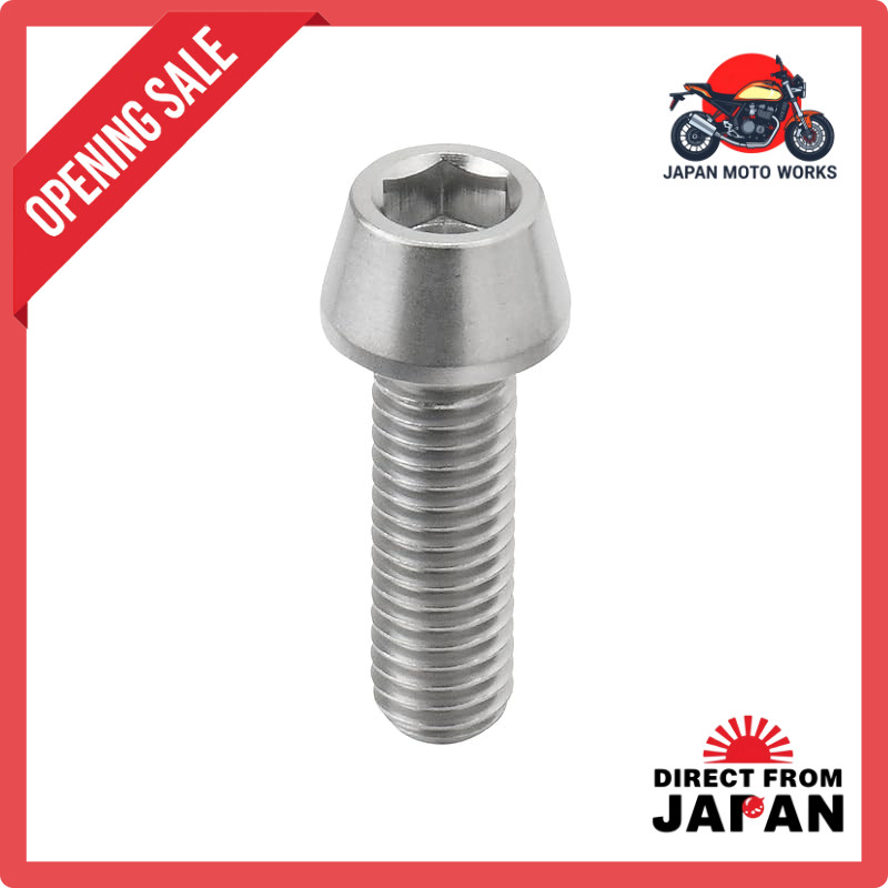 ZETA RACING Titanium Tapered Cap Bolt M Series (M5 & M8) - Various Lengths and Pitch