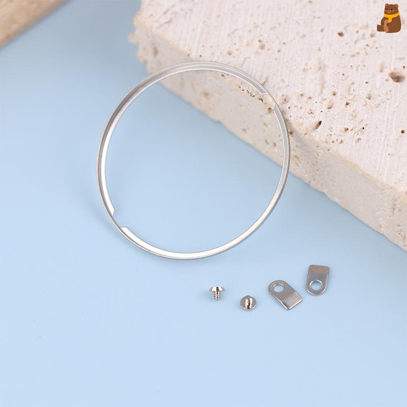 [TA] นาฬิกา Dial Spacer แหวนสกรูแท็บสําหรับ 2824/2836 วัสดุสแตนเลสมือถือ Dial แหวนสกรูเปลี่ยนชิ้นส่ว