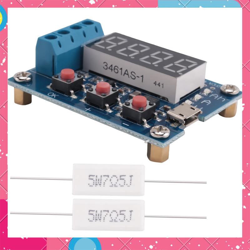 1 PCS ZB2L3 สีฟ้า 18650 เครื่องทดสอบแบตเตอรี่ Discharge Meter wp5mtxunenn9.th