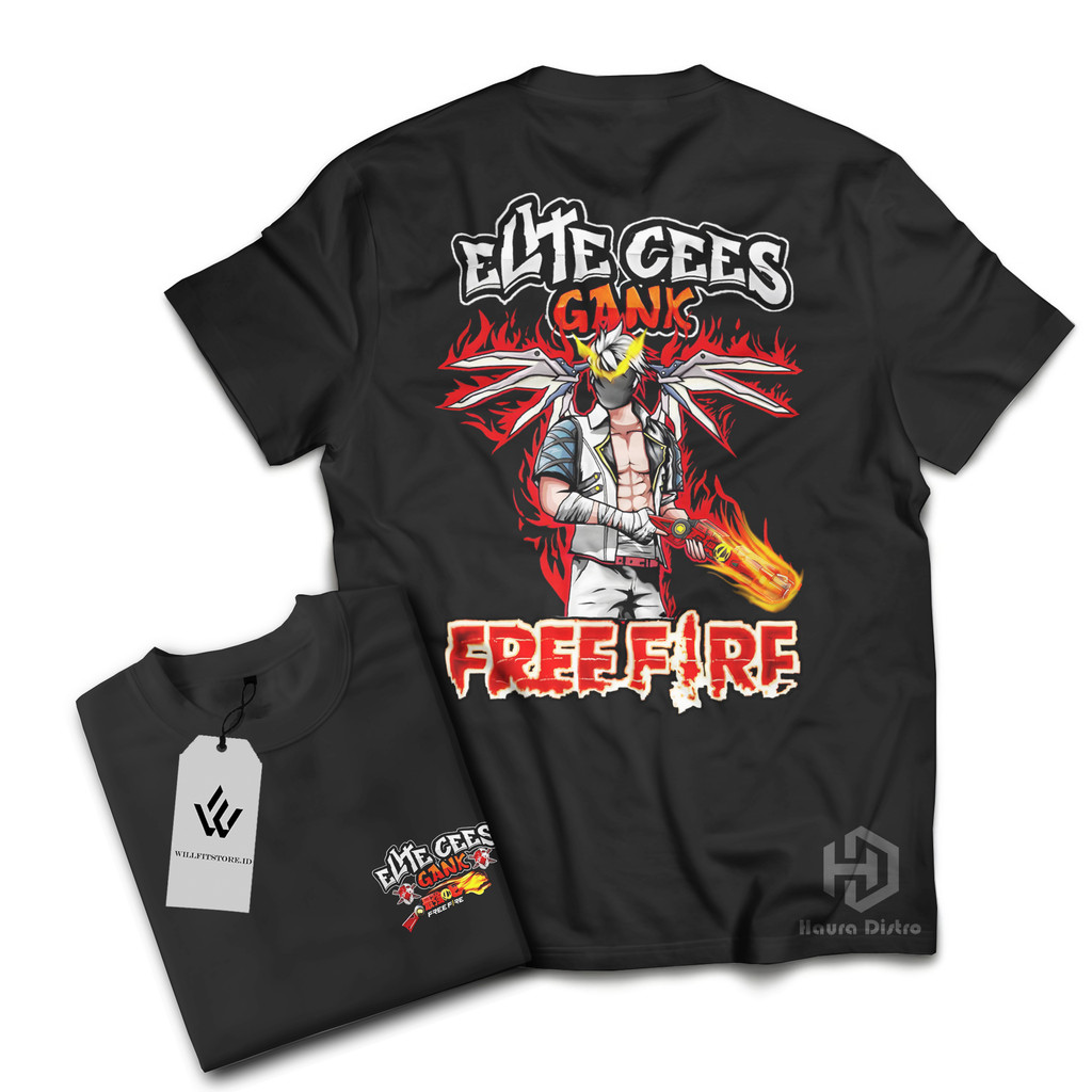 เสื้อยืดพิมพ์ลาย Free Fire เสื้อยืด Free Fire เสื้อไมโครไฟเบอร์