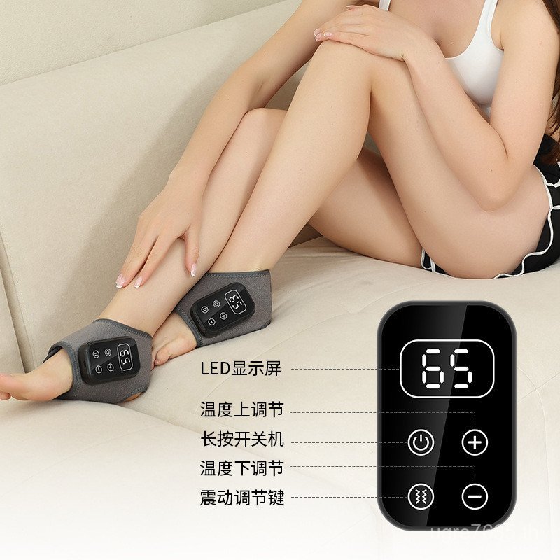 แพ็คร้อนเท้าเท้าความอบอุ่น Graphene นวดข้อเท้าป้องกันไฟฟ้าเครื่องทําความร้อนนวดข้อเท้า Handy เครื่อง