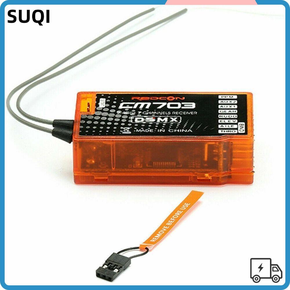 SUQI PPM Output Receiver, 2.4Ghz สีส้ม CM703 Receiver, RC Parts 7 ช่องพลาสติก RC Receiver DSM2 DSMX 