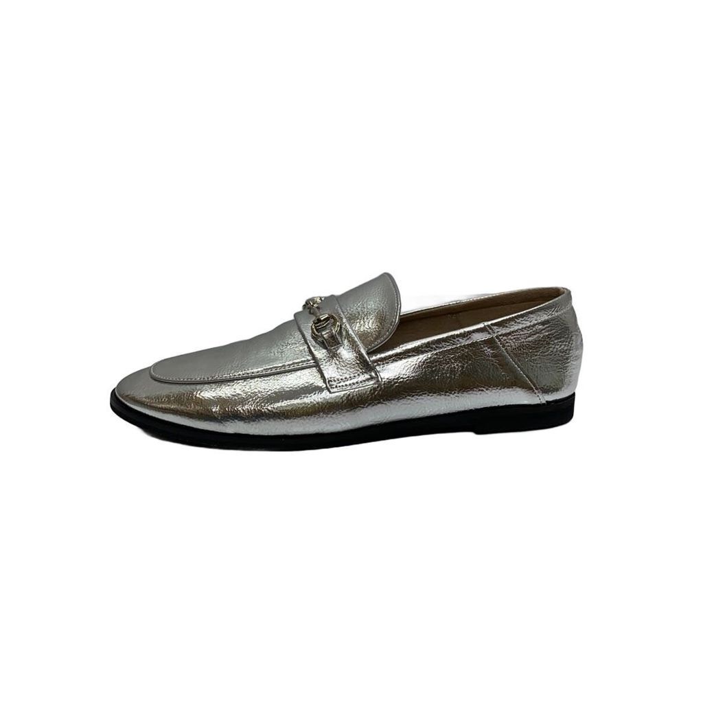 JUN Loafers soft bit 24.5cm SLV Direct from Japan Secondhand