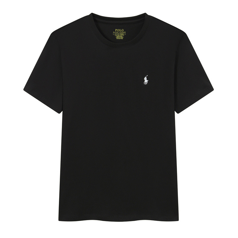 NWT ใหม่ Ralphs ผู้ชายรอบคอผ้าฝ้ายแขนสั้น Laurens เสื้อยืดผู้ชาย Pony ป้ายปักผู้ชายสั้น Tee