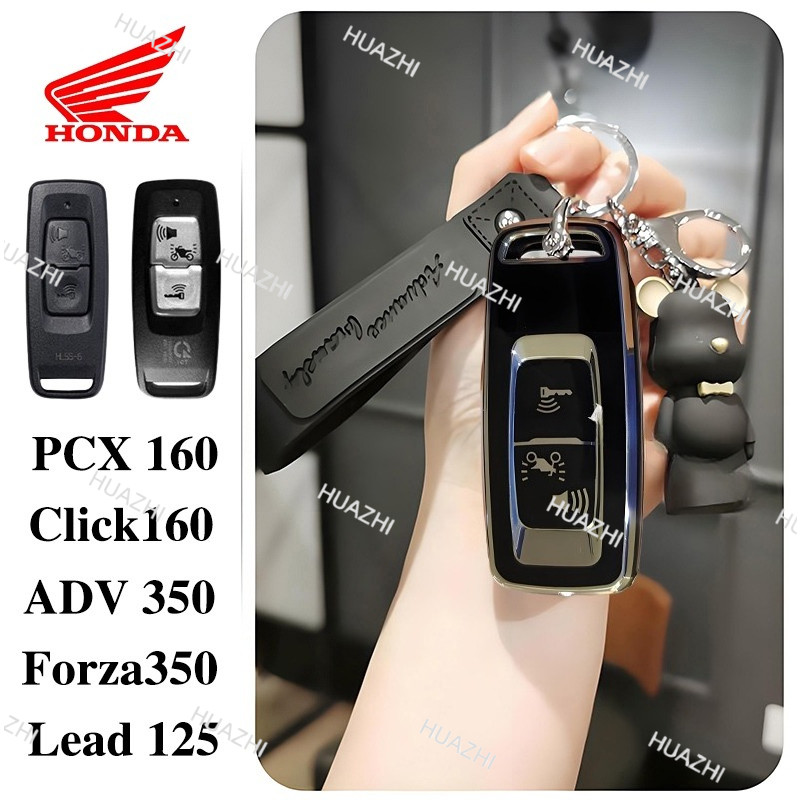 ZC Honda Lead 125 เคสกุญแจ Honda pcx160 ฝาครอบกุญแจรีโมทสําหรับ Honda pcx160 click160 Lead 125 adv 350 Forza350 Vision giorno Lead scoopyi