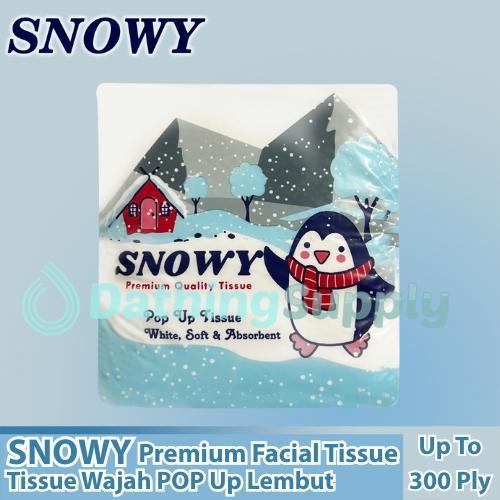 ทิชชู่ Snowy Pop Up (สูงสุด 300 ชั้น) / กระดาษทิชชู่โต๊ะอาหาร Oral Wipe / Snowy Pop Up 2 ชั้น