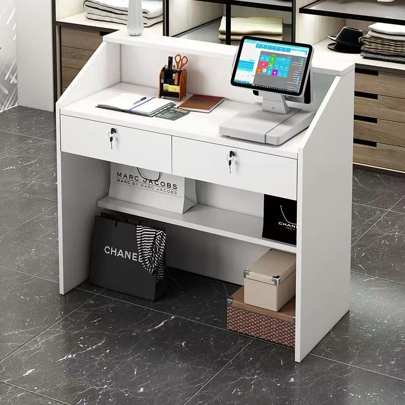 🍃 Convenience Store Bar Table Cashier Counter Front Desk Reception Desk Simple Modern Clothing