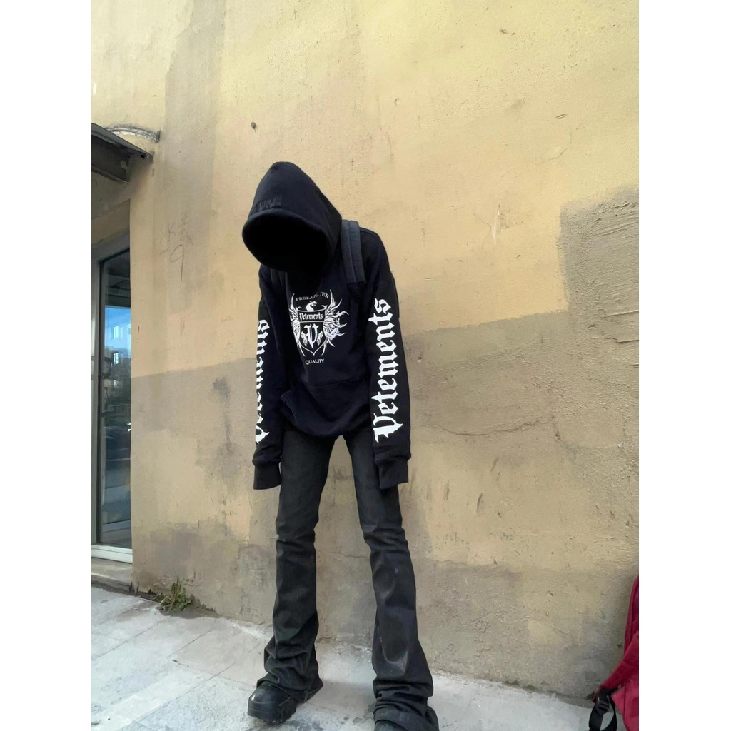 VETEMENTS VTM เสื้อฮู้ดลายมังกร