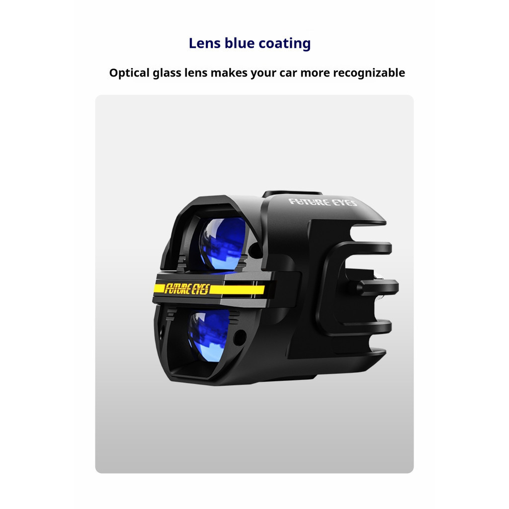 อนาคตตา x80รถจักรยานยนต์นําสปอตไลท์ปูรถยนต์ไฟฟ้าสัมผัสสูงและต่ําแบบบูรณาการระเบิดแฟลชแสงที่แข็งแกร่ง - รูปที่ 4