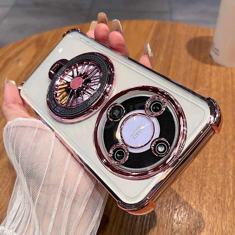 เคสโทรศัพท์สําหรับ Honor X9d X9 X9A X9a X9c สมาร์ท X70 5G 2025 หมุน Gyroscope วงเล็บเคสโทรศัพท์ซิลิโคนสี่มุมถุงลมนิรภัยกันกระแทกปลอกโทรศัพท์ฝาหลัง ราคา ถูกที่สุด ดีลบีเคเค แกลเลอรีภาพที่ 3