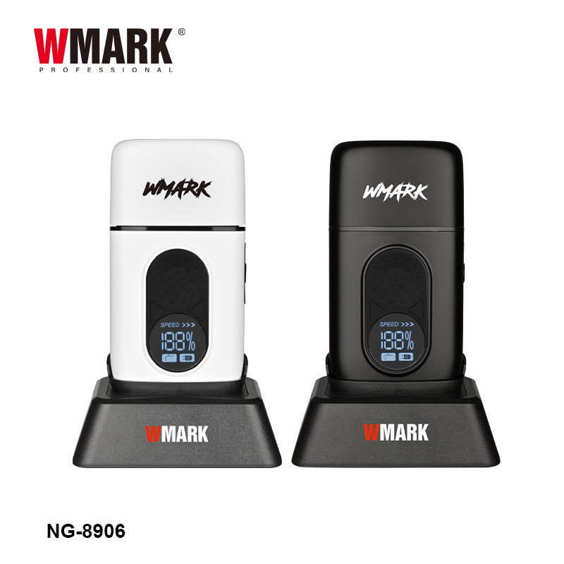 WMARK เครื่องโกนหนวดความเร็วสูง 9500 RPM ตัวเครื่องโลหะทั้งหมดพร้อมฟังก์ชั่น UV มีดโกนผู้ชาย NG-8906
