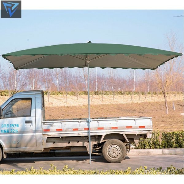 Large parasol outdoor stall umbrella big sun umbrella facade oblique umbrella thickened large shop
