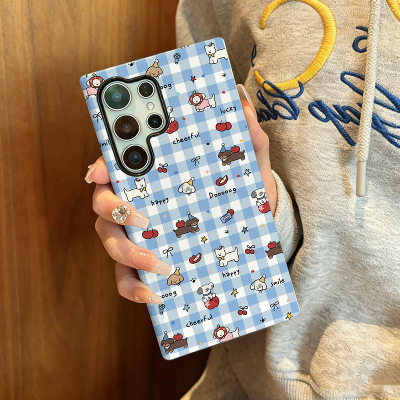 รูปแบบลูกสุนัขซนกันกระแทก S26Ultra กรณีเทียบได้กับ Samsung S26 S23 S24 Ultra S24FE 25FE S25eDge ปลอกกันกระแทก S25 Plus S25ultra A55 a56 A36 ฝาครอบ