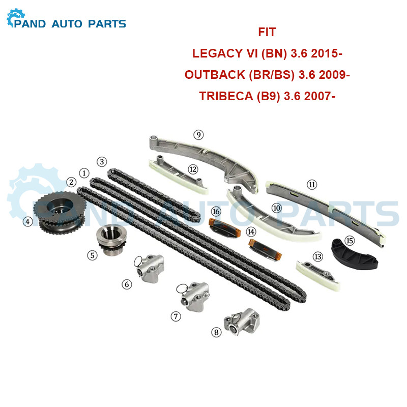 EZ36 EZ36D OEM Spec Timing Chain ชุดซ่อม Fit Subaru Tribeca B9 Legacy BR BS Outback BN 3.6R AWD 2007