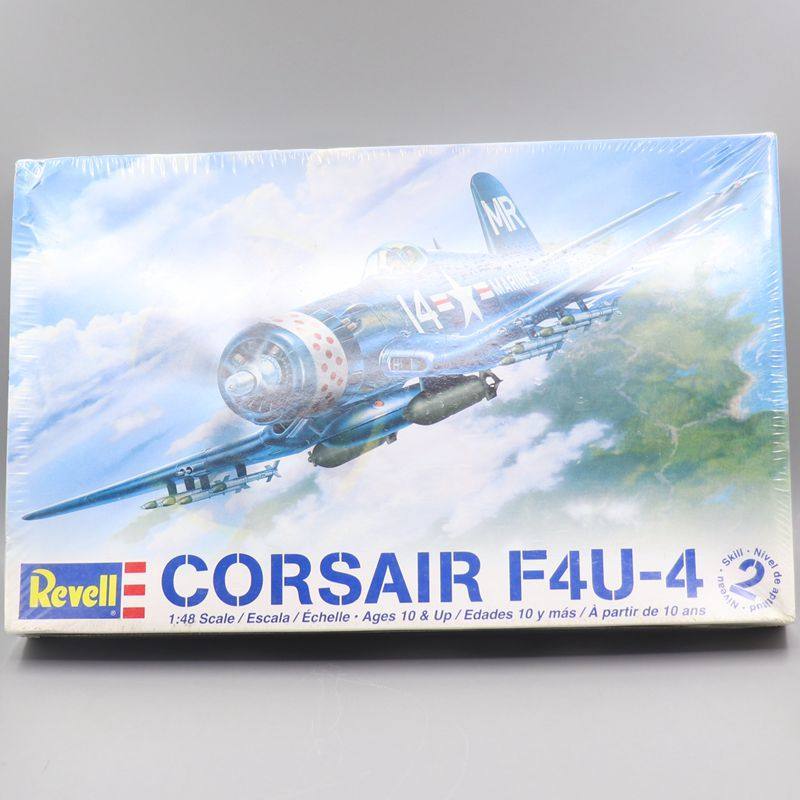 R REVELL Assembled Model 1/48 Prestige CORSAIRF4U-4 Fighter ของแท้ พร้อมส่ง