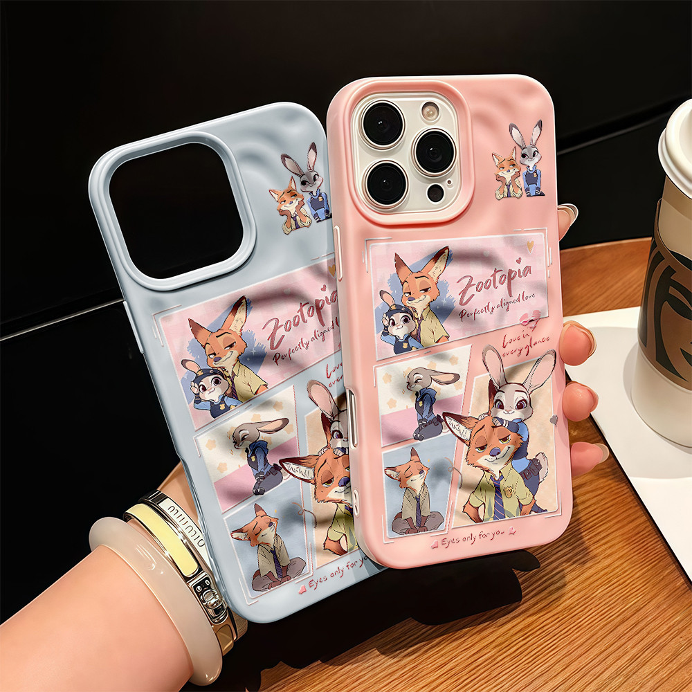 จัดส่งฟรีในพื้นที่ เคสการ์ตูนกระต่ายอุกกาบาตสำหรับ iPhone16 15 14 13 12 11 6 7 8 plus Pro Promax