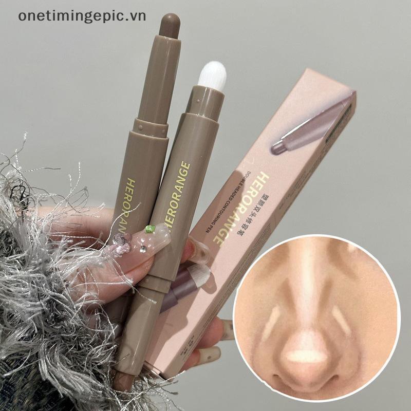 VFZ Highlighting & Bronzer Stick: Long Lasting Corrector With Brush, ปากกาคอนซีลเลอร์ Brightening, เ