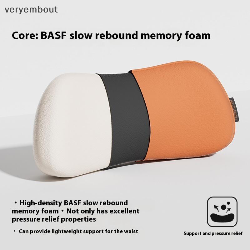 Ut Car Seat Memory Foam Lumbar Support Breathable Back Protector เหมาะสําหรับเก้าอี้สํานักงานและอุปก