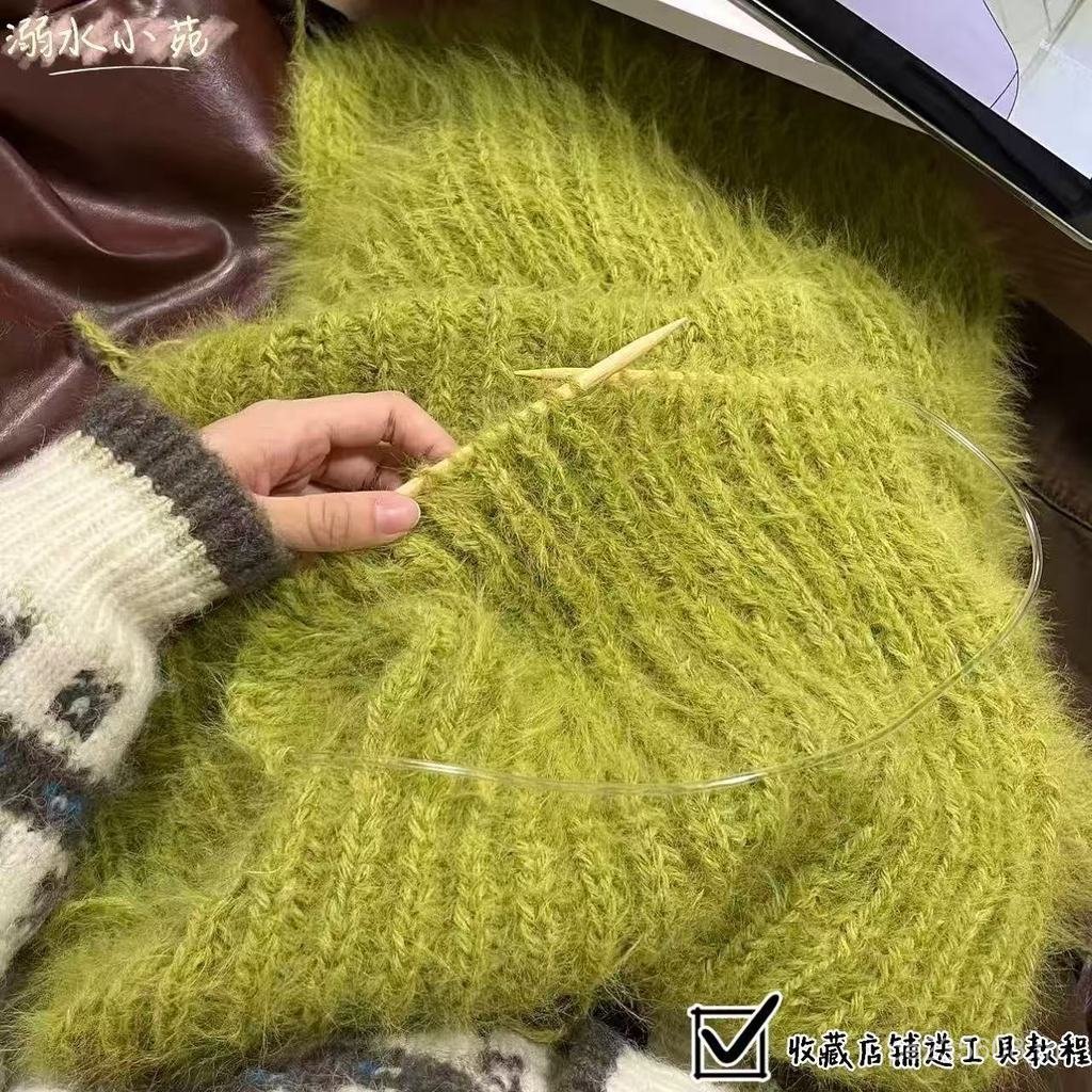 FF6 ผ้าพันคอ Snowflake เส้นด้ายลักษณะด้าย Double Ingot Downing Courtyard วัสดุขนสัตว์ Handmade เข็ม 