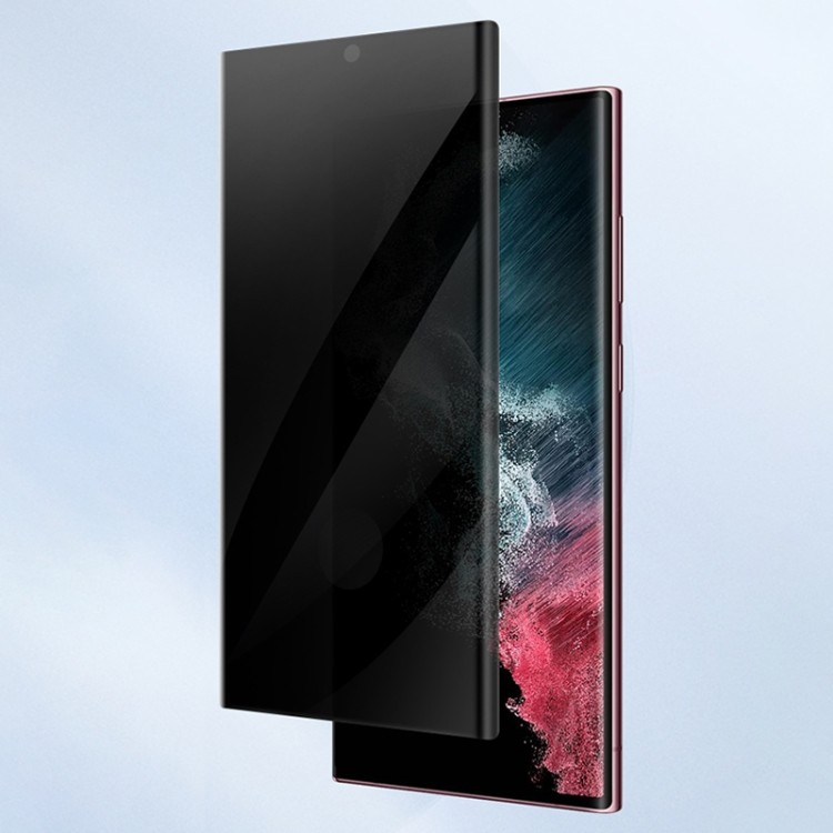 3Dขอบโค้งความเป็นส่วนตัวฟิล์มกระจกนิรภัยสําหรับSamsung Galaxy S23 Ultra 5G/Samsung Galaxy S22 Ultra 