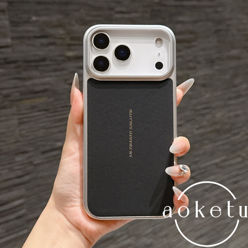 เหมาะสําหรับ แอปเปิล 17 โปรแม็กซ์ เคสโทรศัพท์ ไอโฟน 16 รูปแบบหนังตัวอักษรลายเพชร 15 สีทึบเรียบง่าย 17 มือโปร รวมทุกอย่าง 15 มือโปร เคสโทรศัพท์ป้องกันการตกฝ้า