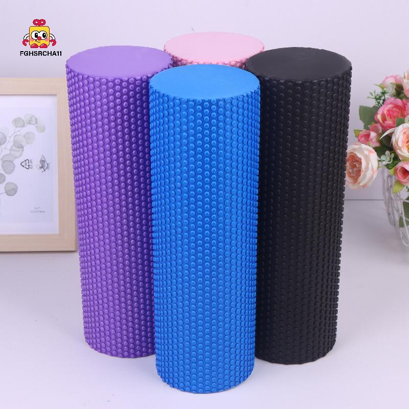 FG Yoga Roller EVA Foam สำหรับพิลาทิสและออกกำลังกายที่บ้าน ขนาดเส้นผ่าศูนย์กลาง 10 ซม. ยาว 30 ซม.