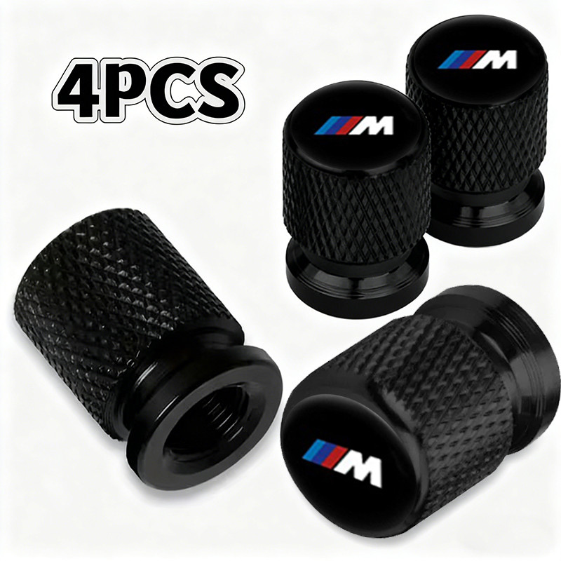 [📣ส่งไว มีCOD] BMW M จุกปิดลมยาง อลูมิเนียม จุ๊บลม 4ชิ้น จุกลม car tire valve