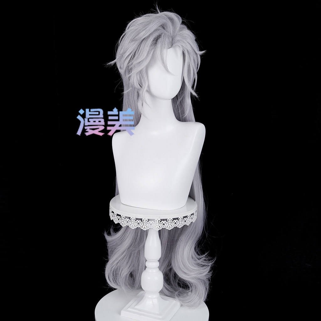 Love และ Deepspace Sylus Silverwing Fiend คอสเพลย์วิกผมยาว 90 ซม.ผมสังเคราะห์ทนความร้อน ราคา ถูกที่สุด ดีลบีเคเค แกลเลอรีภาพที่ 5