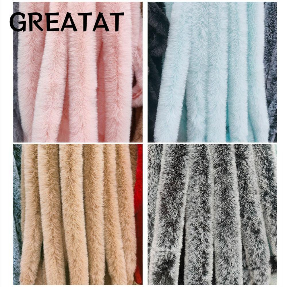 เทปขนสังเคราะห์ fluffy trim ทำมือ ใช้วัสดุ wool tops faux fur ribbon tape สำหรับงาน DIY และการตกแต่งเสื้อผ้าเด็ก