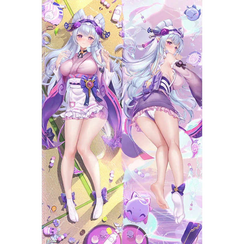 Yumemizuki Mizuki คอสเพลย์หมอน Genshin Impact 2-Side Peachskin Dakimakura หมอน