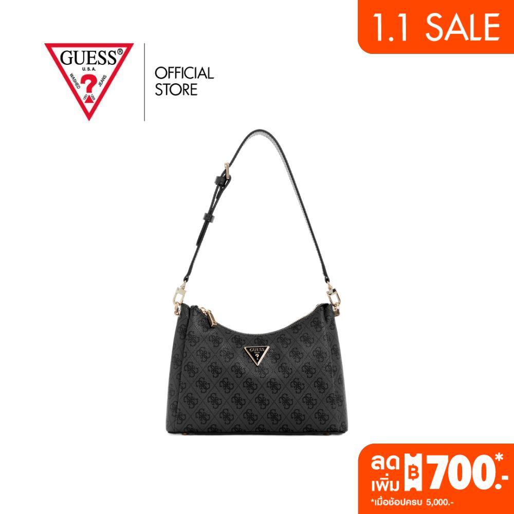 GUESS กระเป๋า รุ่น SG697416 MERIDIAN II SHOULDER BAG สีดำ