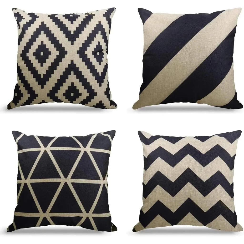 Sofa Cushion Cover Sofa Decorative Pillowcase Outdoor Linen Decorative Throw Pillow Cover for Bedroo