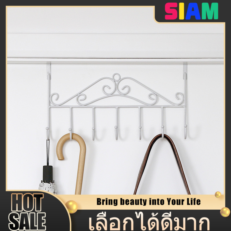 SIAM ที่แขวนของสแตนเลสอเนกประสงค์ไม่เจาะ – ติดง่าย ไม่ทำลายผนัง ใช้งานได้ทั้งแขวนของในบ้านและออฟฟิศ
